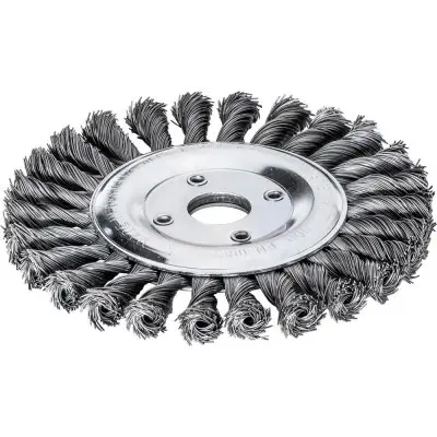 Aktuální Kulatý kartáč z ocelového drátu 115x12 mm, splétaný 0,5 mm Lessmann 472211