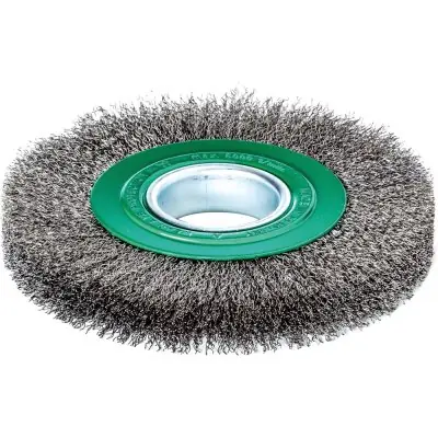 Kulatý kartáč, nerez 150x23/25 mm, vlnitý 0,3 mm Lessmann 345362 Cenová Bomba