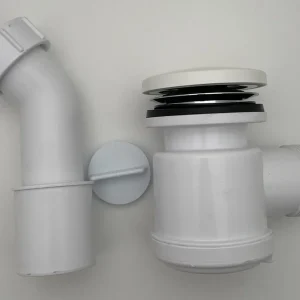 Výprodej Polysan Sifon, průměr 50mm, DN50, krytka litý mramor, bílá 303700000266