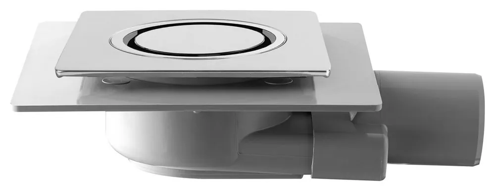 Speciální Cena Omp Tea TIRANA podlahová vpust boční 150x150mm, DN50, chrom 2665.695.8