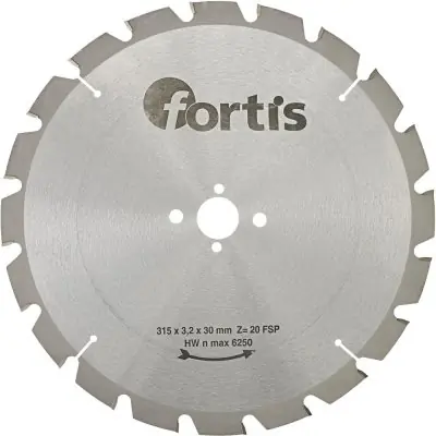 Pilový kotouč HW 315 x 3,2 x 30 mm Z20 FF Fortis 4317784784979 Časově Omezené