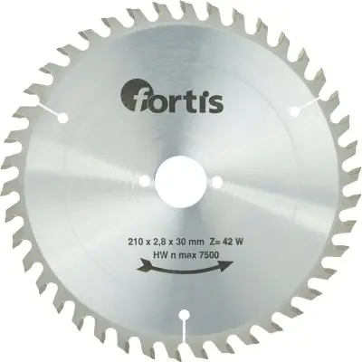 Pilový kotouč HW 210 x 3,0 x 30 mm Z42W Fortis 4317784784771 Sleva