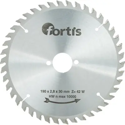Pilový kotouč HW 190 x 2,8 x 30 mm Z42W Fortis 4317784784757 Rychlé Dodání