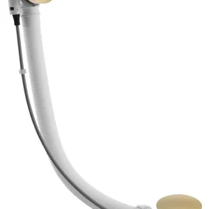 Sleva Polysan Vanová souprava s bovdenem, délka 975mm, zátka 72mm, zlato mat 71682GB