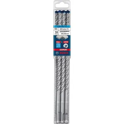 Příklepový vrták EXPERT 10 x 200 x 265 mm balení 10 ks SDS plus-7X Bosch 2608900172 Doprava Zdarma