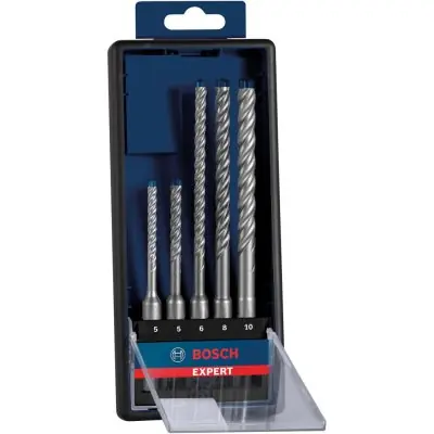 Rychlé Dodání Sada příklepových vrtáků EXPERT 5/6/6/8/10 mm 5 ks SDS plus-7X Bosch 2608900197