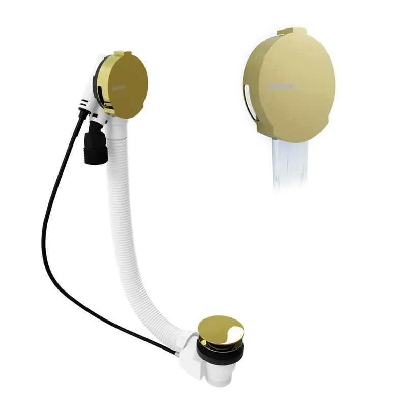 Koupit Online Polysan Vanová souprava s napouštěním, bovden, délka 600mm, zátka 72mm, zlato 71851.90
