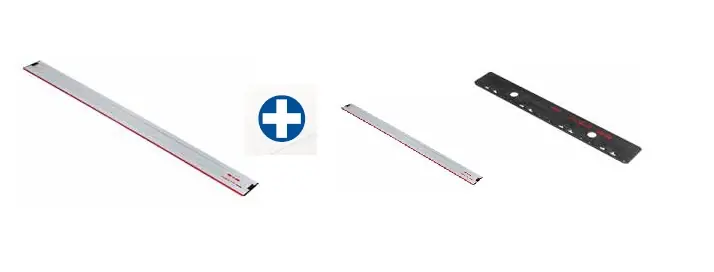 Výprodej Vodící lišta F 160 1,6m dlouhá 204365 + lišta F110 204381 + spoj. článek 204363 MAFELL