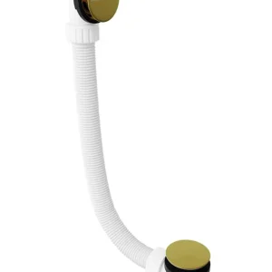 Must-Have Polysan Vanová souprava bez napouštění, click-clack, délka 1200mm, zátka 72mm, zlato mat 71858.91