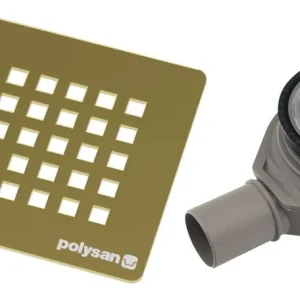Top Prodej Polysan TRENECA vaničkový sifon, průměr otvoru 90mm, DN40, krytka zlato 84999.90