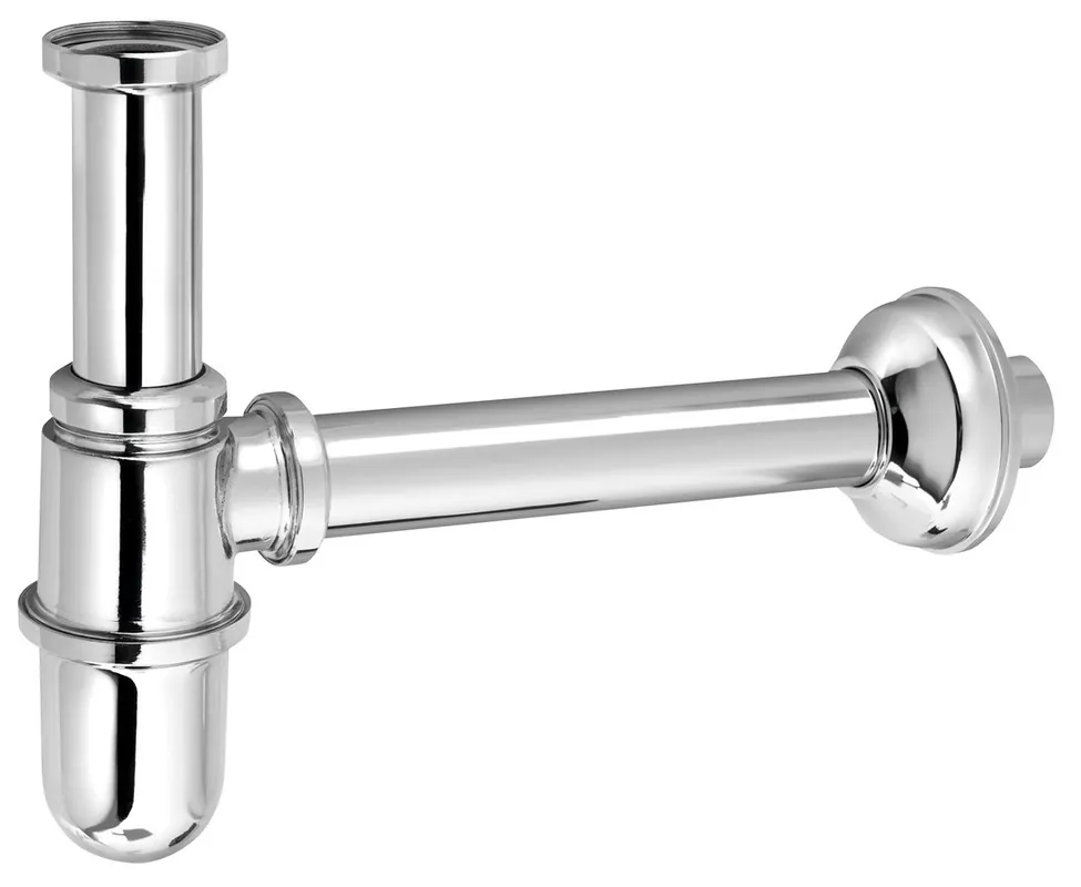 Sapho RETRO umyvadlový sifon 5/4", odpad 32 mm, chrom 9591 Pouze Dnes