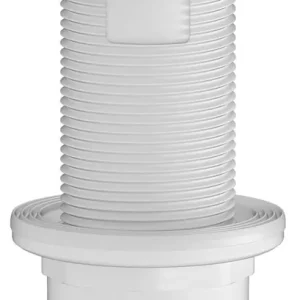 Cenový Hit Sapho Umyvadlová výpust 5/4“, neuzavíratelná, velká zátka, 10-80mm, ABS/bílá CV1232W