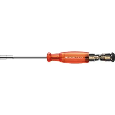 Odeslání Ihned Držák bitů se zásobníkem dlouhý 8 ks sada, plochý, PH, TX PB Swiss Tools PB 6465.Red