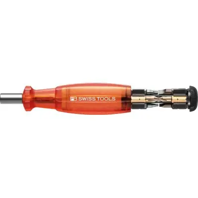 Akční Nabídka Držák bitů se zásobníkem červený 8 ks sada, plochý, PH, TX PB Swiss Tools PB 6464.Red