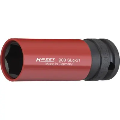 Za tepla kovany nástrckovy klicplastové pouzdro 1/2"21x85mm Hazet 903SLg-21 Expresní Doručení