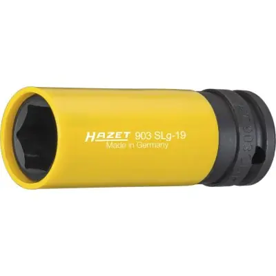 Za tepla kovany nástrckovy klicplastové pouzdro 1/2"19x85mm Hazet 903SLg-19 Must-Have