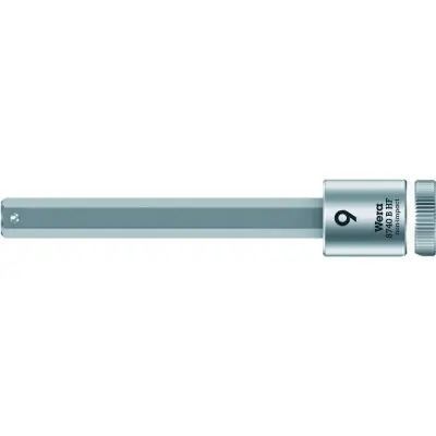 Šroubováková hlavice 3/8", vnitřní šestihran s přidržovací funkcí, 9x100 mm Wera 5003042001 Expresní Doručení