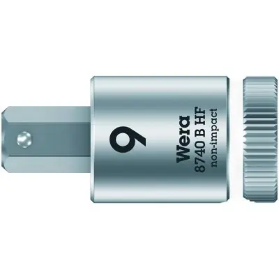 Šroubováková hlavice 3/8", vnitřní šestihran s přidržovací funkcí, 9x38,5 mm Wera 5003041001 Pouze Dnes