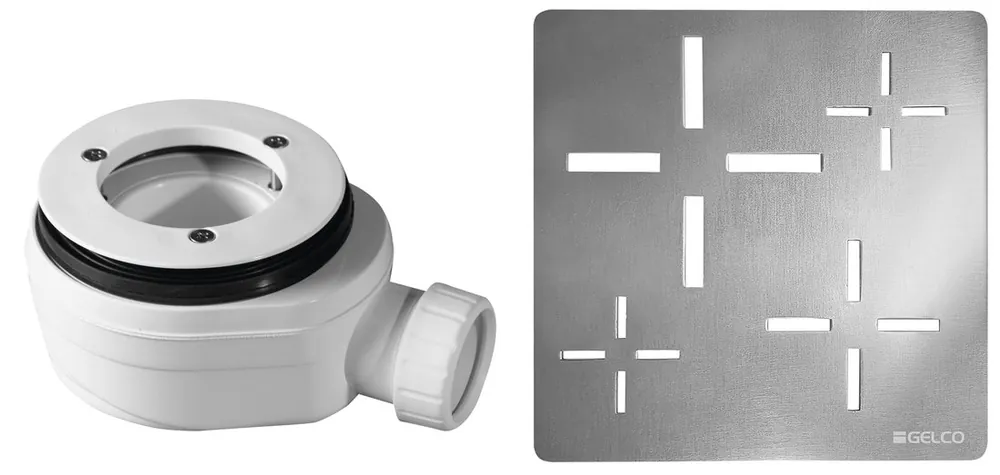 Gelco Vaničkový sifon, průměr otvoru 90 mm, DN40, krytka chrom KSM107CH-SN90 Omezená Nabídka