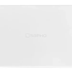 Autentický Kryt odpadu 144x82mm, logo SAPHO, litý mramor, bílá ND-55032-1