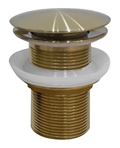 Sapho AURUM umyvadlová výpust 5/4“, click-clack, zlato mat ND-AU200 Doprava Zdarma