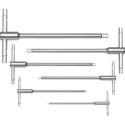 Sezónní Sleva Sada šroubováků s T-rukojetí s posuvnou rukojetí 5 ks 2,5 - 6 mm PB Swiss Tools PB 1204.SET 6