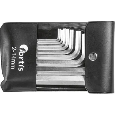 Sada inbusových klíčů v tašce, 10 ks 2 - 14 mm FORTIS 4317784729987 Must-Have