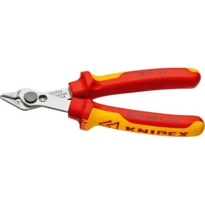VDE elektronické boční štípací kleště 125 mm Super Knips Knipex 78 06 125 Speciální Cena