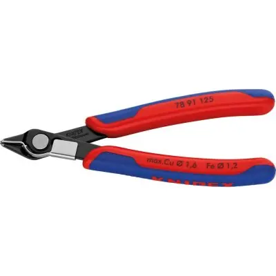 Boční štípací kleště pro elektroniku F9 125 mm Super Knips Knipex 78 91 125 Ověřený