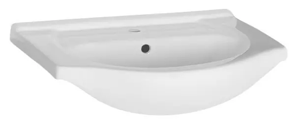 Aqualine SIMPLEX ECO keramické umyvadlo, nábytkové, 65x45 cm, bílá NDHF065 Časově Omezené
