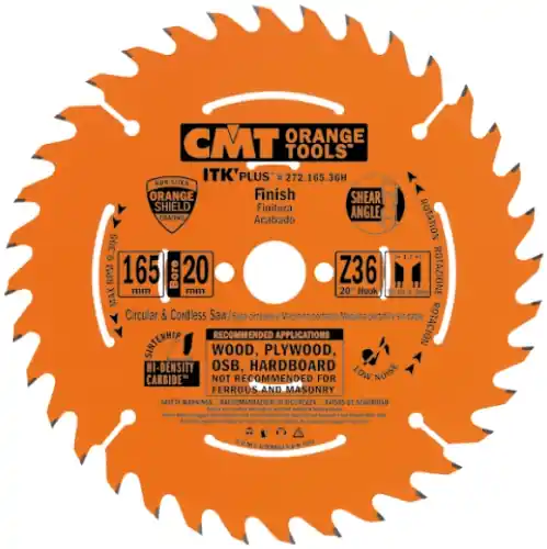 Ultratenký kotouč pro AKU pily - D165x1,7 d30 Z24 HW podélný řez CMT Kup Teď