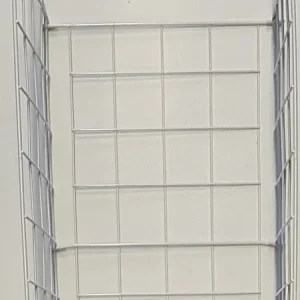 Aqualine Drátěný prádelní koš 410x490x290mm, chrom NDZOJA-50 Nejprodávanější