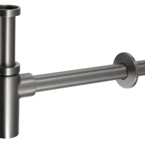 Vrácení Zdarma Sapho Umyvadlový sifon 5/4", odpad 32mm, kulatý, gun metal SI581