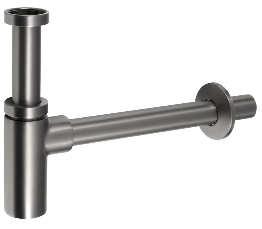 Vrácení Zdarma Sapho Umyvadlový sifon 5/4", odpad 32mm, kulatý, gun metal SI581