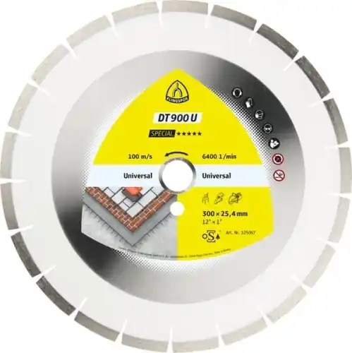 Aktuální Diamantový řezný kotouč 350x03x30mm DT900U 325084 KLINGSPOR