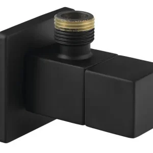 Autentický Sapho Rohový ventil hranatý, 1/2"x3/8", černá mat SL115