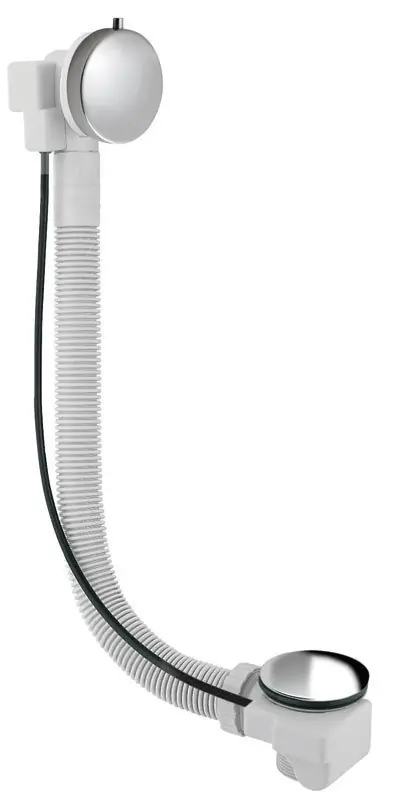 Speciální Cena Sapho SENATOR vanová souprava s bovdenem, délka 550mm, zátka 72mm, nerez mat VR115528