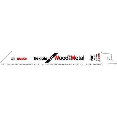 Doprava Zdarma List pro šavlovou pilu S 922 HF Bosch, balení 5 ks Flexible for Wood and Metal 2608656016
