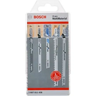Oblíbený Sada pilovych listu materiál Mulit 14 + 1 ks Bosch 2607011438
