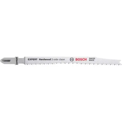 Vysoce Kvalitní List pro pilu děrovku EXPERT T 308 BF Bosch, balení 5 ks Hardwood 2-side clean 2608900544