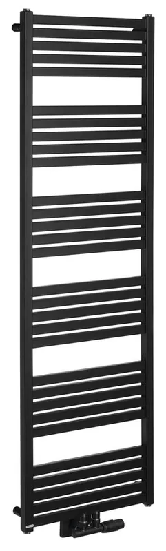 Bruckner GRUNT otopné těleso rovné 500x1610 mm, středové připojení, černá mat 600.123.6 Nová Kolekce