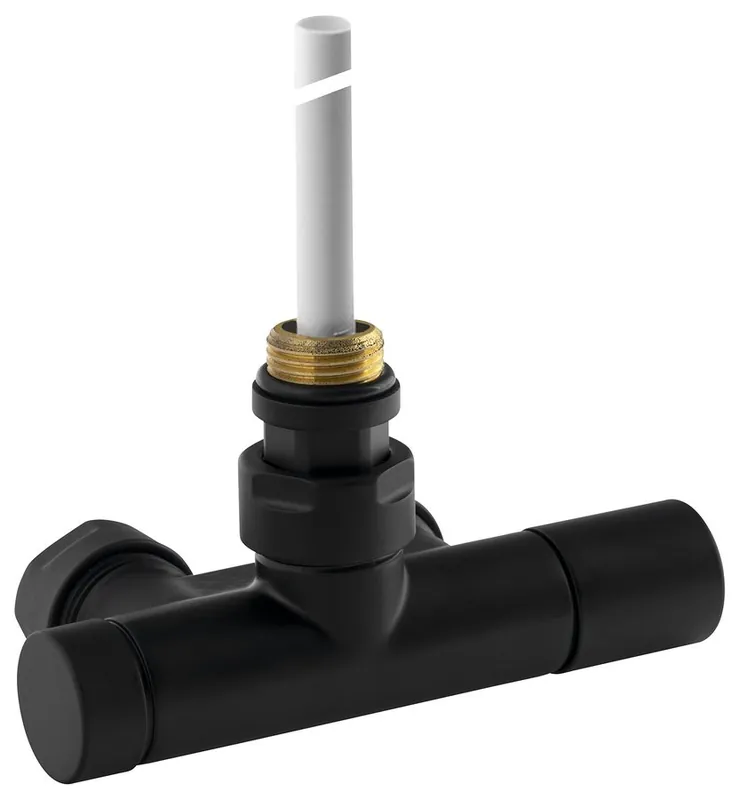 Zlevněný Sapho MONO ONE připojovací sada ventilů jednobodová, rozteč 50mm, provedení černá mat CP2052BS