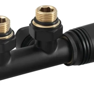 Víkendová Akce Bruckner WICHER připojovací sada termostatická pro středové připojení 50mm, černá mat 600.311.6