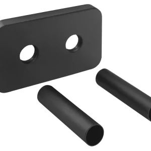 Vysoce Kvalitní Bruckner WICHER krycí rozeta pro středové připojení 50mm, černá mat 600.315.6