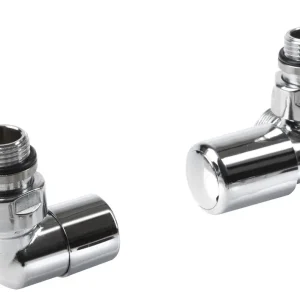 Víkendová Akce Aqualine FIRST CORNER připojovací sada ventilů, pravé provedení, chrom CP920S