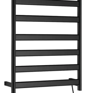 Dokud Zásoby Vydrží Sapho ELIAS elektrický sušák ručníků 490x730x110 mm, 105 W, černá mat EB550