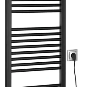 Aqualine DIRECT-E elektrické otopné těleso rovné 450x1320 mm, 400 W, černá ILE34TB Rychlé Dodání