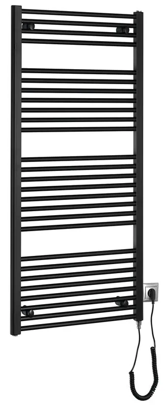 Akční Cena Aqualine DIRECT-E elektrické otopné těleso rovné 600x1320 mm, 600 W, černá ILE36TB
