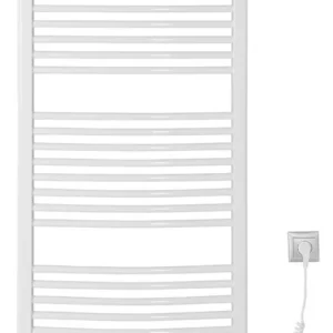 Top Prodej Aqualine ORBIT-E elektrické otopné těleso oblé 600x1320 mm, 600 W, bílá ILEO36T