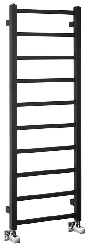 Značkový Sapho METRO LIGHT otopné těleso 400x1140 mm, černá mat IR445TB